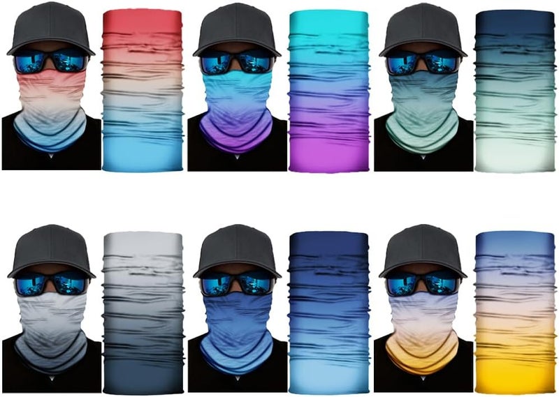 SIDAZON Neck Gaiter Mask,UV Protection Bandana Gator Face Cover Covering Mask,Tube Scarf,Neck Warmer Balaclava,Headband - Image 2